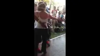 AJ Gibbs & Erin Brandt Zydeco dancing @ Gator By The Bay Zydeco Festival, Mother's Day 2013