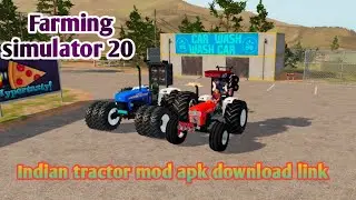 Farming simulator 23 Indian tractor mod apk download Nishu bhai tractor game mobile#fs23india #fs20 