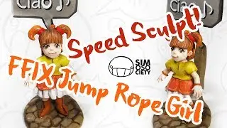 FFIX Jump Rope Girl - Polymer Clay Speed Sculpting