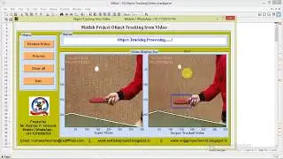 Matlab Project Object Detection Tracking Full Source Code || Final Year Project