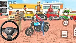 Wonder Woman & Joker Car Showdown 🚗💥Spider-Man Bike Escape 🚓🔥 | Police vs Superheroes