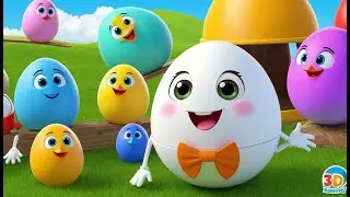 Humpty Dumpty Baby Egg | 3D Animated Nursery Rhyme for Kids