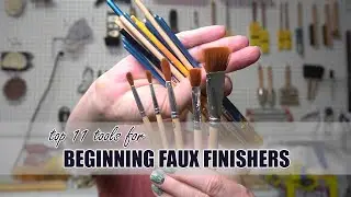 11 Tools For Beginning Decorative Painters | Over 17 Faux Finish Options