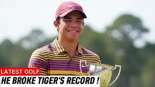 16-Year-Old Charlie Woods Just DESTROYED His Dad's Record! Tiger Can't Believe It&hellip;