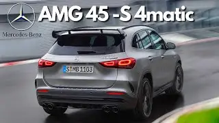 Mercedes-amg gla 45 s 4matic+ - 2021 mercedes benz amg gla 45s 4matic plus interior exterior sound