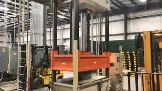 Used 400 Ton Lawton Hydraulic Press, #28062