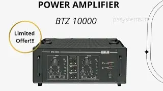 BTZ 10000 AHUJA Amplifier Unboxing Video.  India's  Largest Selling Amplifier#Made in India products