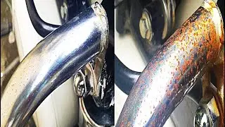 Rust Remover tested on my Motorcycle #RoyalEnfield