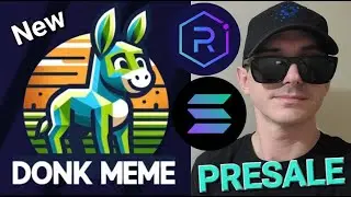 $DONKM - DONK MEME TOKEN PRESALE CRYPTO COIN SOL SOLANA RAYDIUM ICO JUPITER DONK.MEME DONKM DONKEY