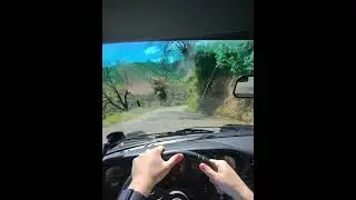 Driving from Big Sur through the Santa Lucia Mountains in a Porsche 911