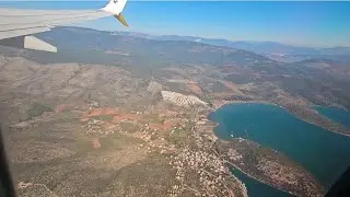 Flight over Turkey, departure from Bodrum
