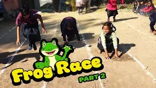 🐸Frog Race Part 2 | 😆 kids game | school game 🔥| smvnfunlearn