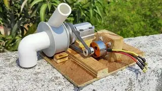 How to make a brussless motor high power water pump at home