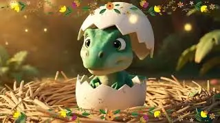 Cómo Nacen los Dinos T-Rex 🦖👶 | Video Largo para Niños y Bebés