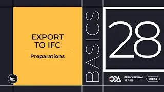 Export to IFC - Preparations