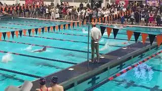 12.3.2021 AHSAA State Swim Meet - Trey Bauldin Swimming 100 Butterfly