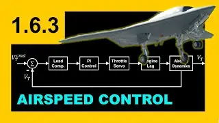 Aircraft Airspeed Control with Lead Compensation &ndash; Flight Control Fundamentals - Section 1.6.3
