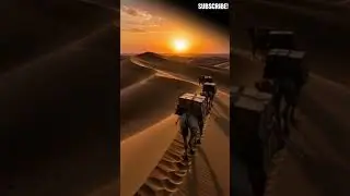 Echoes of the Sahara | Journey Beneath the Setting Sun #ai #popular #desert #nature