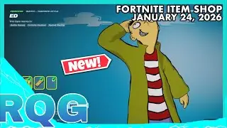 *NEW* ED SKIN (ED, EDD, N EDDY) IS HERE! FORTNITE ITEM SHOP (January 24, 2026)