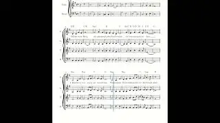 Nehmt und esst SATB Tutorial