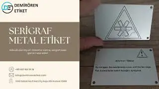 Serigraf Etiket