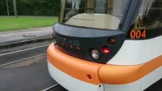 Straßenbahnen ohne Werbungen in Linz