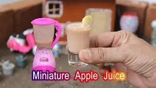 MINIATURE APPLE JUICE RECIPE - TINY FOODS - MINIATURE COOKING - MINI FOODS - MMF E#31