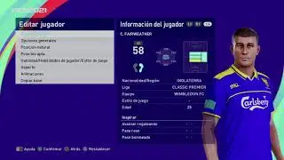 Carlton Fairweather - PES Clasico (Face, Body& Stats)