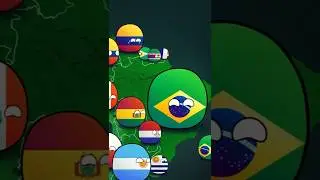 Brasil VS BRASIL do UNIVERSO PARALELO... CountryBalls