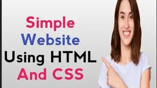 Simple Website Using Html and Css | Beautiful Webpage using Html and Css | Info Tricky