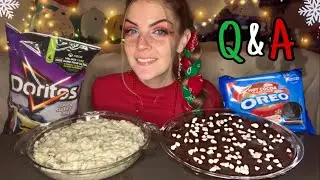 CHIPS AND DIP MUKBANG! (Creamy Spinach Dip, Red Velvet Dip) (Vegan)