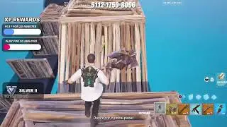 playing fortnite edit course on Xbox series X