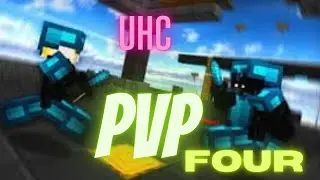 UHC PVP match EPIC WIN 4. #minecraft #uhc #shorts