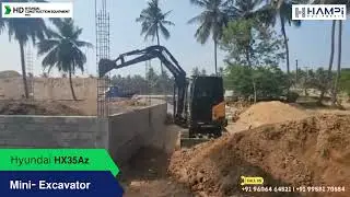 Hyundai HX35Az Mini Excavator | Hampi Equipments #HyundaiHX35Az #MiniExcavator #hampiequipments