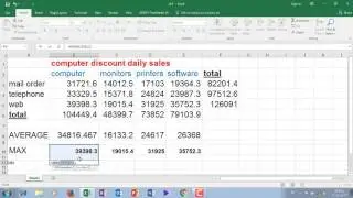 EXCEL CH1:CREATING A WORK SHEET & EMBEDDED CHART