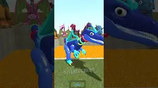 NEW ACCORDIMOTH HARPOSAURUS DINO TOYS PROTO PATIENT POPPY PLAYTIME 5 WATER TRANSFORMATION in Gmod !