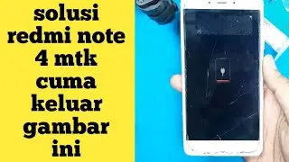 Redmi note 4 hanya gambar baterai/batre