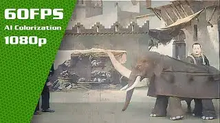 Oldest Indian Movie (1894-1900) - [60fps Restored HD Video | AI Colorization] - Old Videos In Color