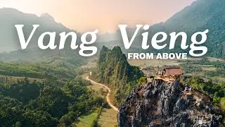 Vang Vieng from Above | Drone Shots of the STUNNING Laos Landscapes