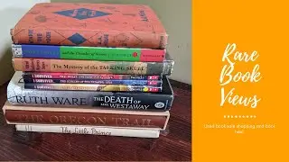 Used book sale shopping book haul