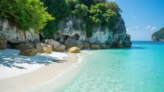 Soft Flute Music with Ocean Sounds 🌊 Music heals the heart and blood vessels 🏝