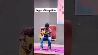 Snippet of Competition #performance #live #guitar #shorts #youtubeshorts #guitarist #livemusic #yuva