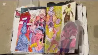 Rory Keane Art portfolio notebook/sketchbook 2026