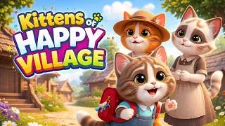 This Kitten Family Will Melt Your Heart 🐱💖 | Happy Village Story #satisfying #cat #asmr