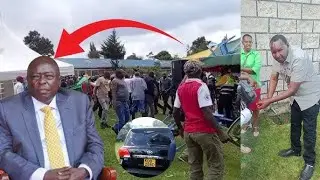 SAD!!BREAKING NEWS PRESIDENT RUTO ORDERS POLICE TO TEARGASS AND CHASE GACHAGUA IN CHURCH IN OTHAYA!!