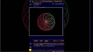 Making Amazing Animated Circle Design using Python Turtle #python #turtle
