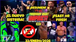 &iexcl;TREY MIGUEL VUELVE A TNA! | TNA iMPACT! | 22 Enero 2026 | RESUMEN Y RESULTADOS