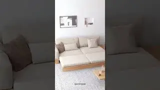 Диван-кровать в японском стиле #шорты