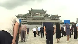 North Koreans pay tribute to Kim Il Sung 30 years after his death | AFP