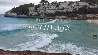 4K Waves Crashing On The Beach - Mallorca